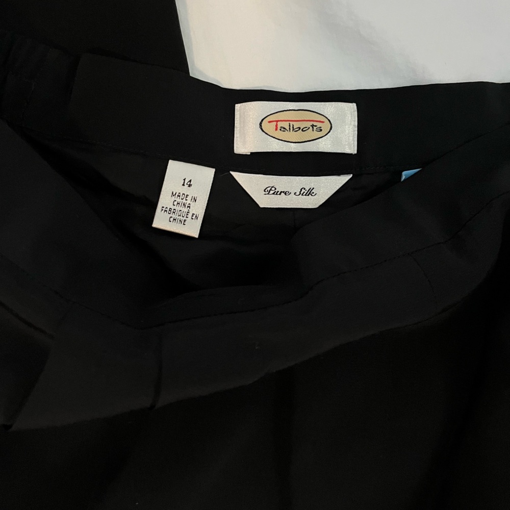 Vintage Talbots Silk Trousers